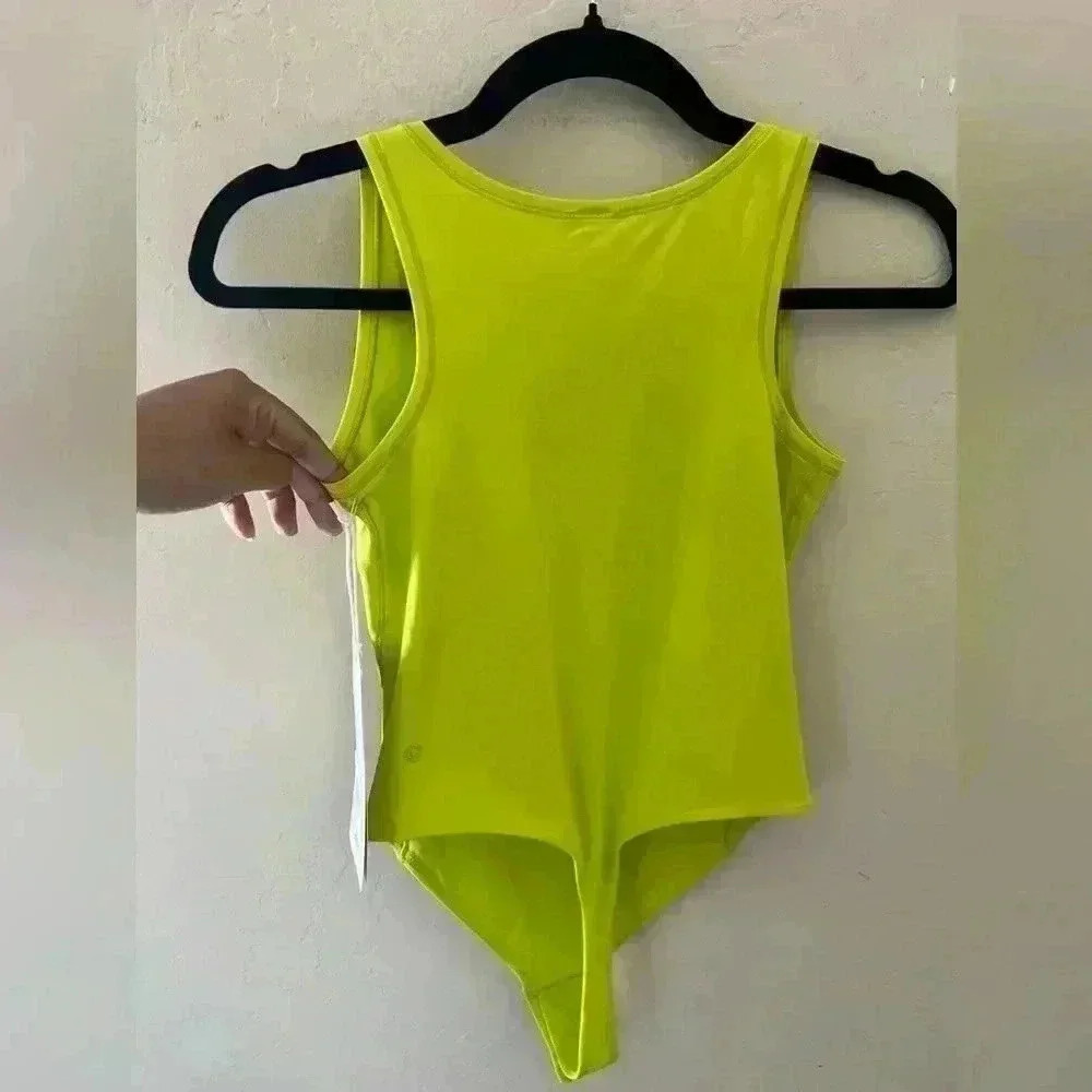 NWT LULULEMON Wundermost Ultra-Soft Nulu Square-Neck Sleeveless Bodysuit - Picture 9 of 12